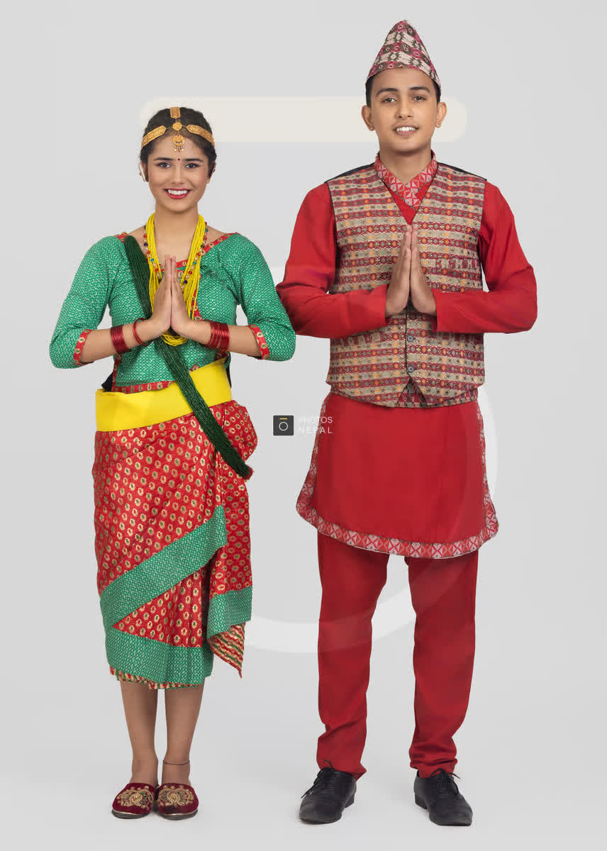 Tamang Traditional Couple Set