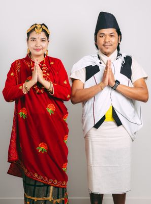 Chhetri & Brahmin Festive Couple Set