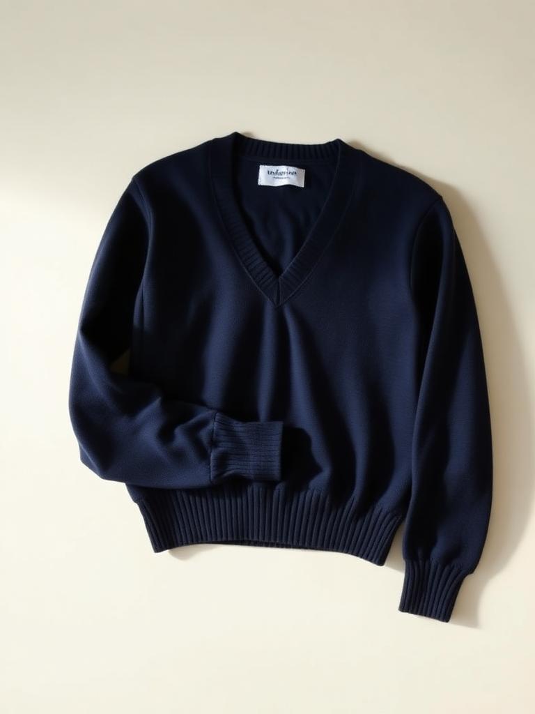 V-Neck School Sweater