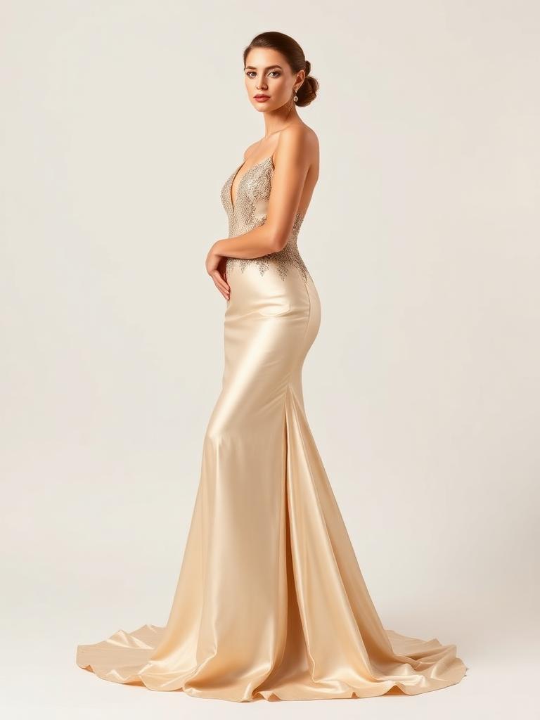 Ivory Evening Dress